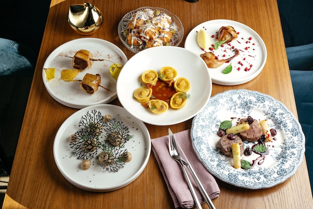 Zestaw potraw z planu Pro